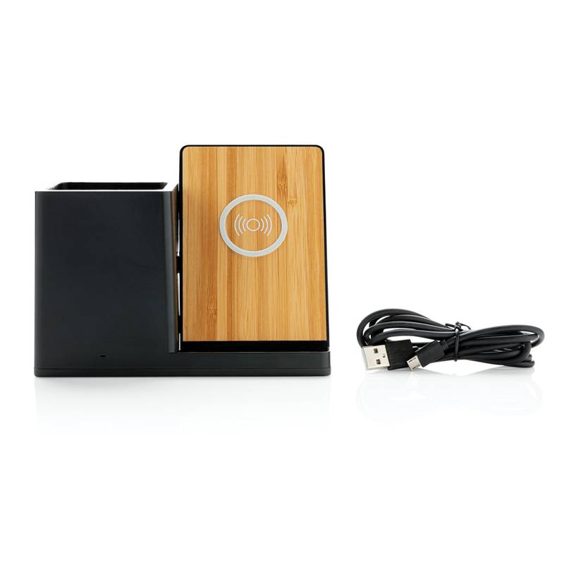 Bezdrátově nabíjecí stojánek na telefon a pera Ontario 5W Bezdrátově nabíjecí stojánek na telefon a pera Ontario 5W